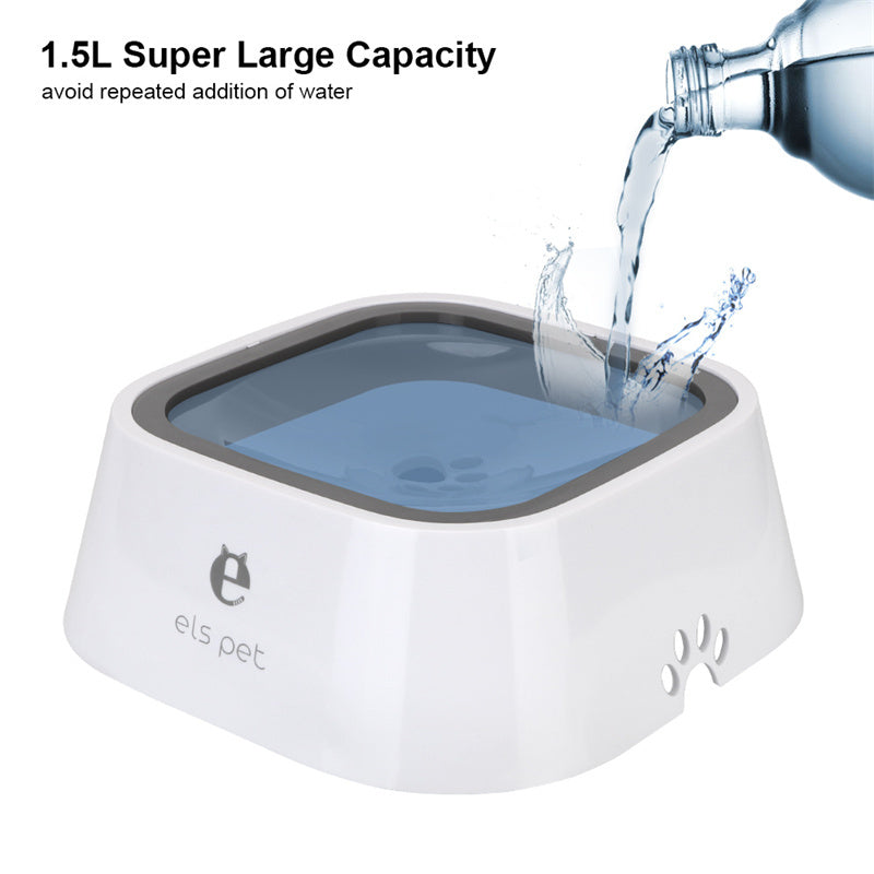 AquaPaws™ 1.5L Pet Fountain & Water Bowl – Spill-Free Design