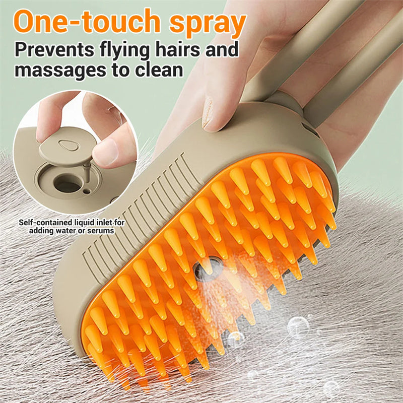FurEase™ Electric Cat & Dog Grooming Brush