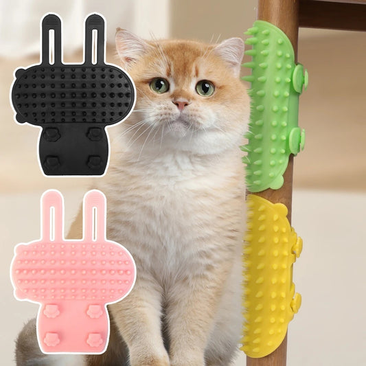 PurrGroom™ Self-Cleaning Cat Comb & Scratcher