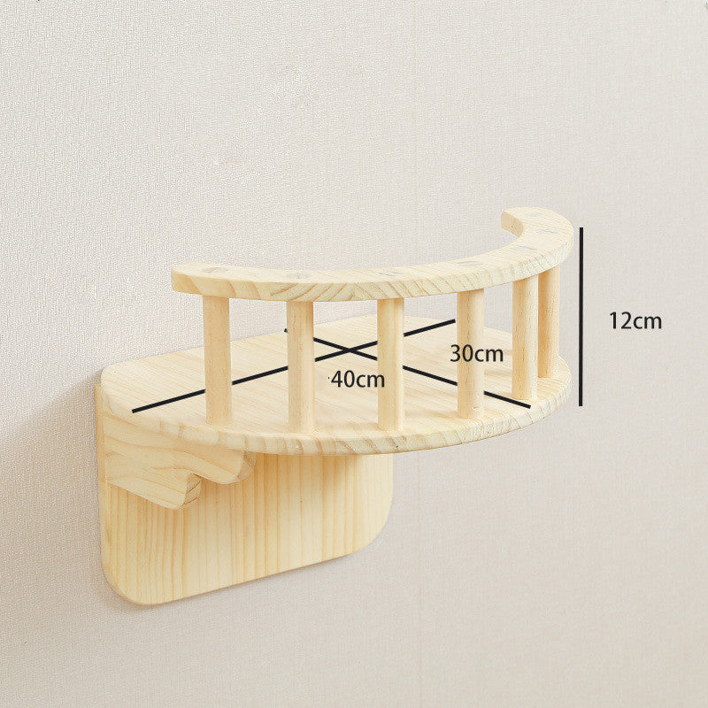 ClimbMate™ Solid Wood Cat Wall