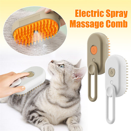 FurEase™ Electric Cat & Dog Grooming Brush