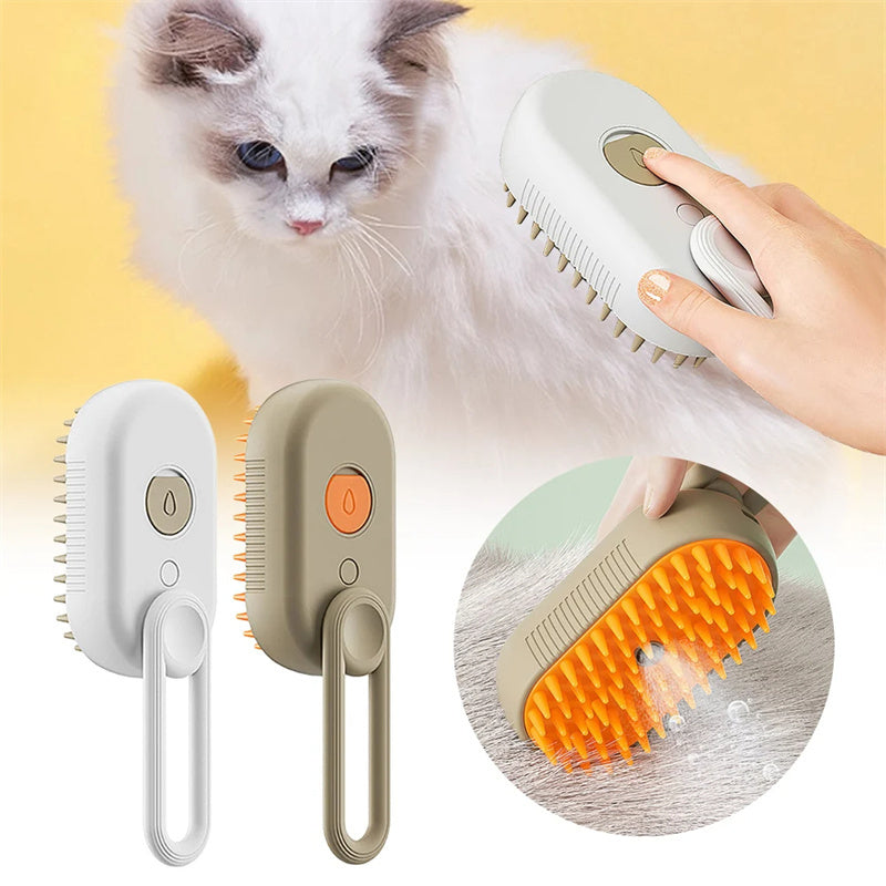 FurEase™ Electric Cat & Dog Grooming Brush