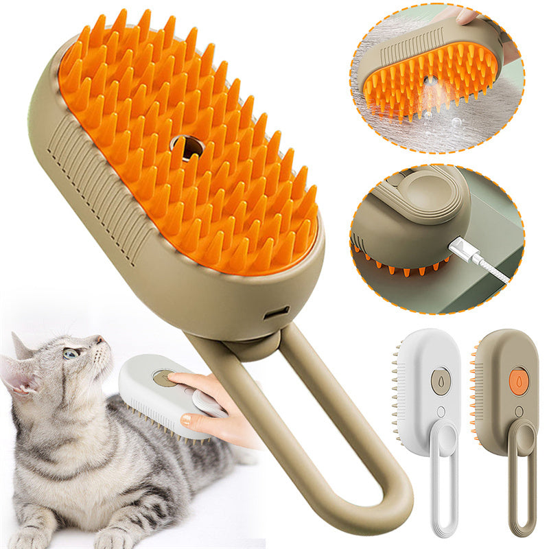 FurEase™ Electric Cat & Dog Grooming Brush