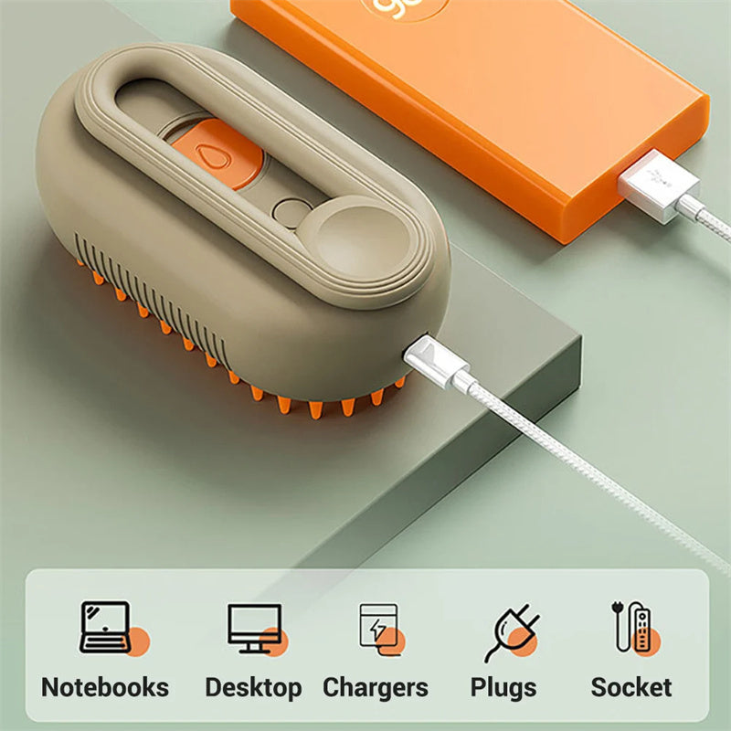 FurEase™ Electric Cat & Dog Grooming Brush