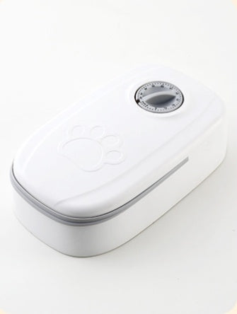 PetFlow™ Auto Food Dispenser – Stainless Steel Bowl & Timer