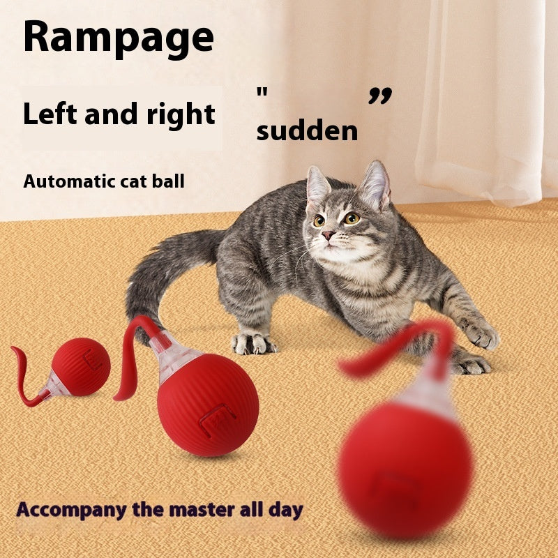RolliPaws™ Interactive Cat Toy Ball – Super Drive Rolling Fun