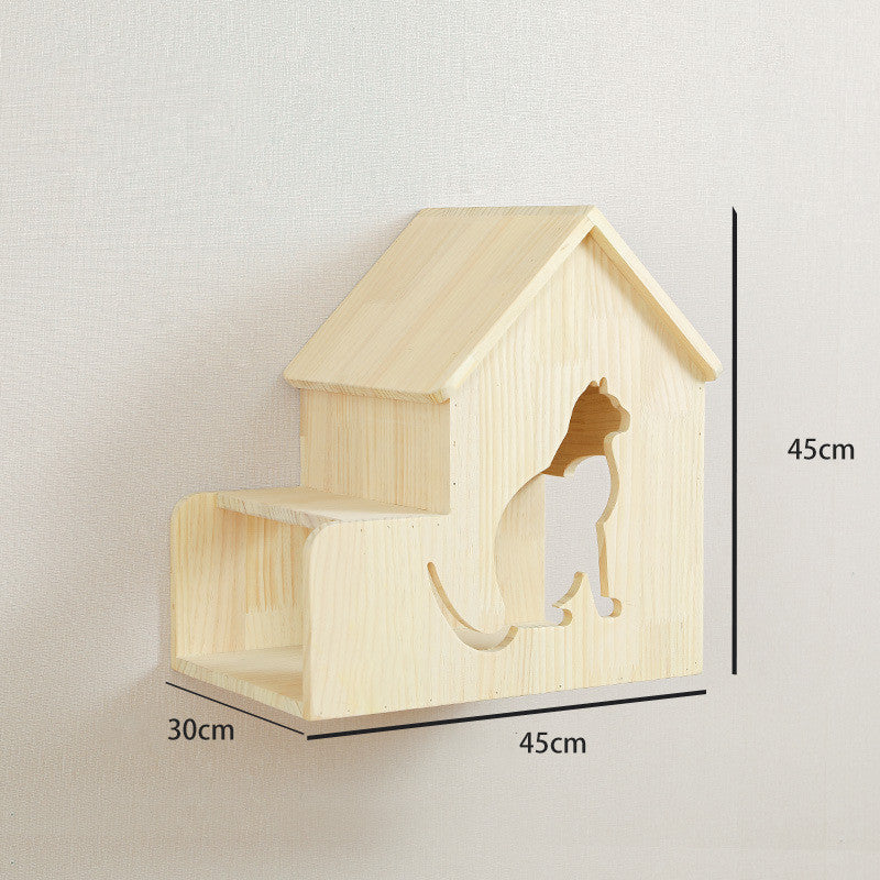 ClimbMate™ Solid Wood Cat Wall