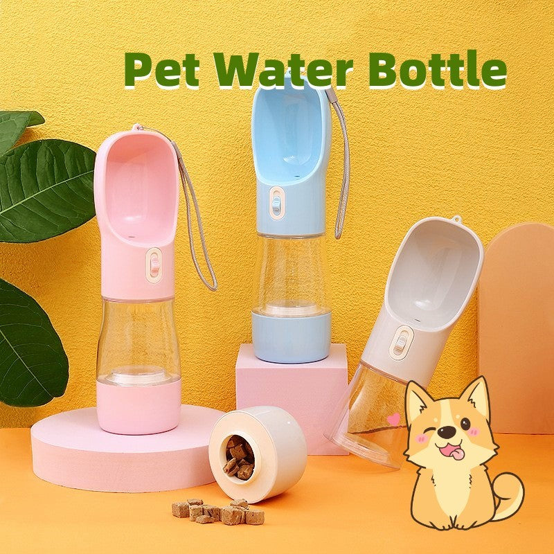 HydraPaws™ Portable Cat Water Bottle & Bowl – Outdoor Travel
