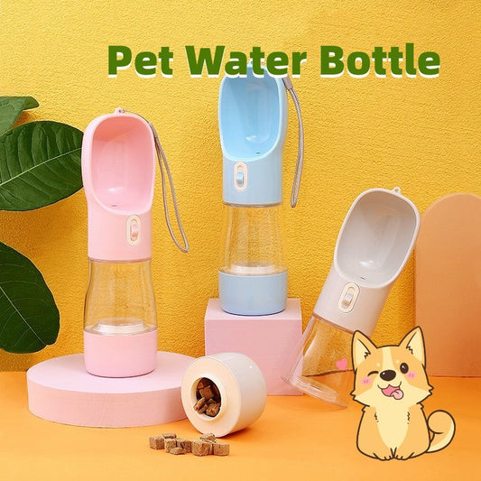 HydraPaws™ Portable Cat Water Bottle & Bowl – Outdoor Travel