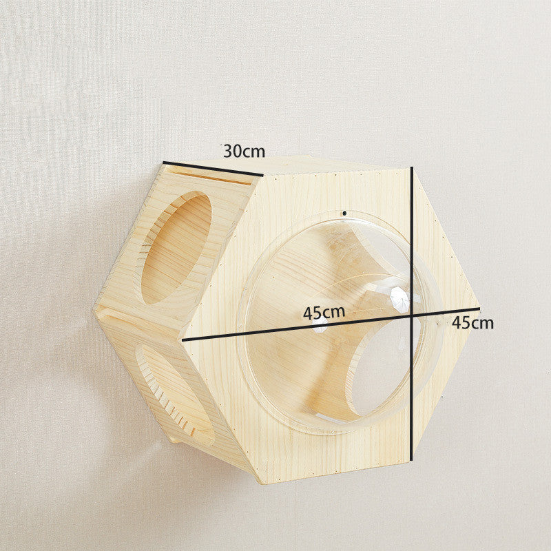 ClimbMate™ Solid Wood Cat Wall