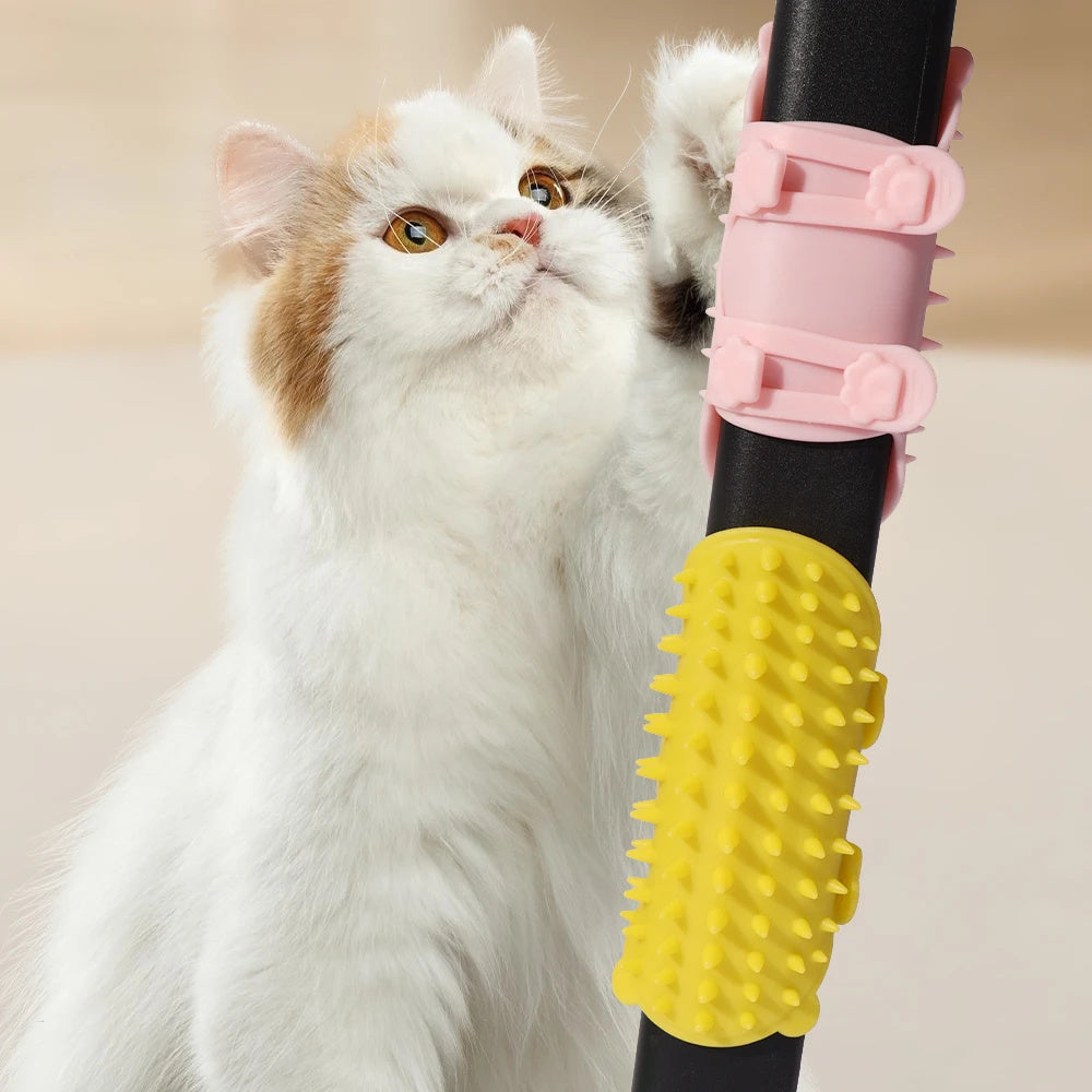 PurrGroom™ Self-Cleaning Cat Comb & Scratcher